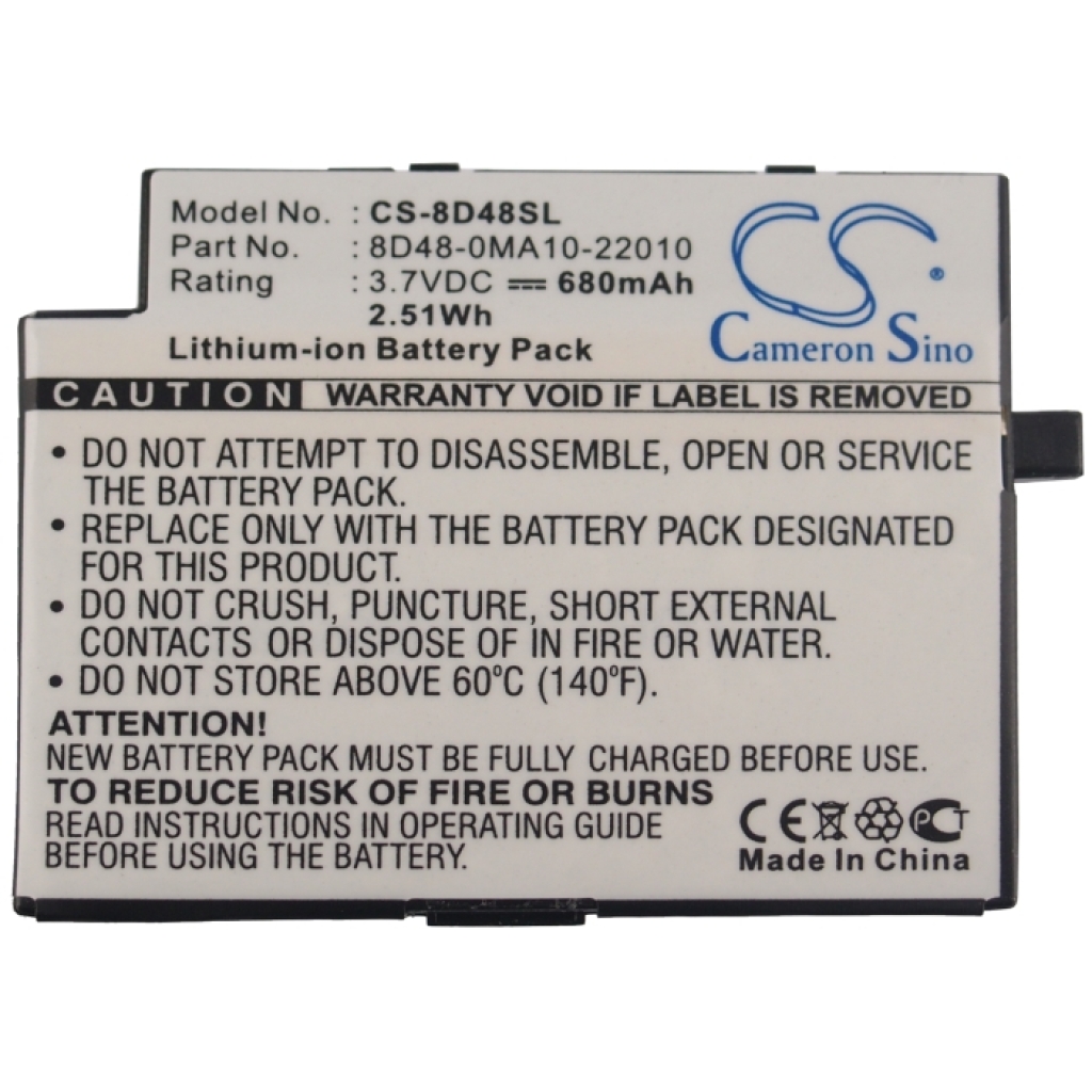 Batteria del telefono cellulare Sendo CS-8D48SL