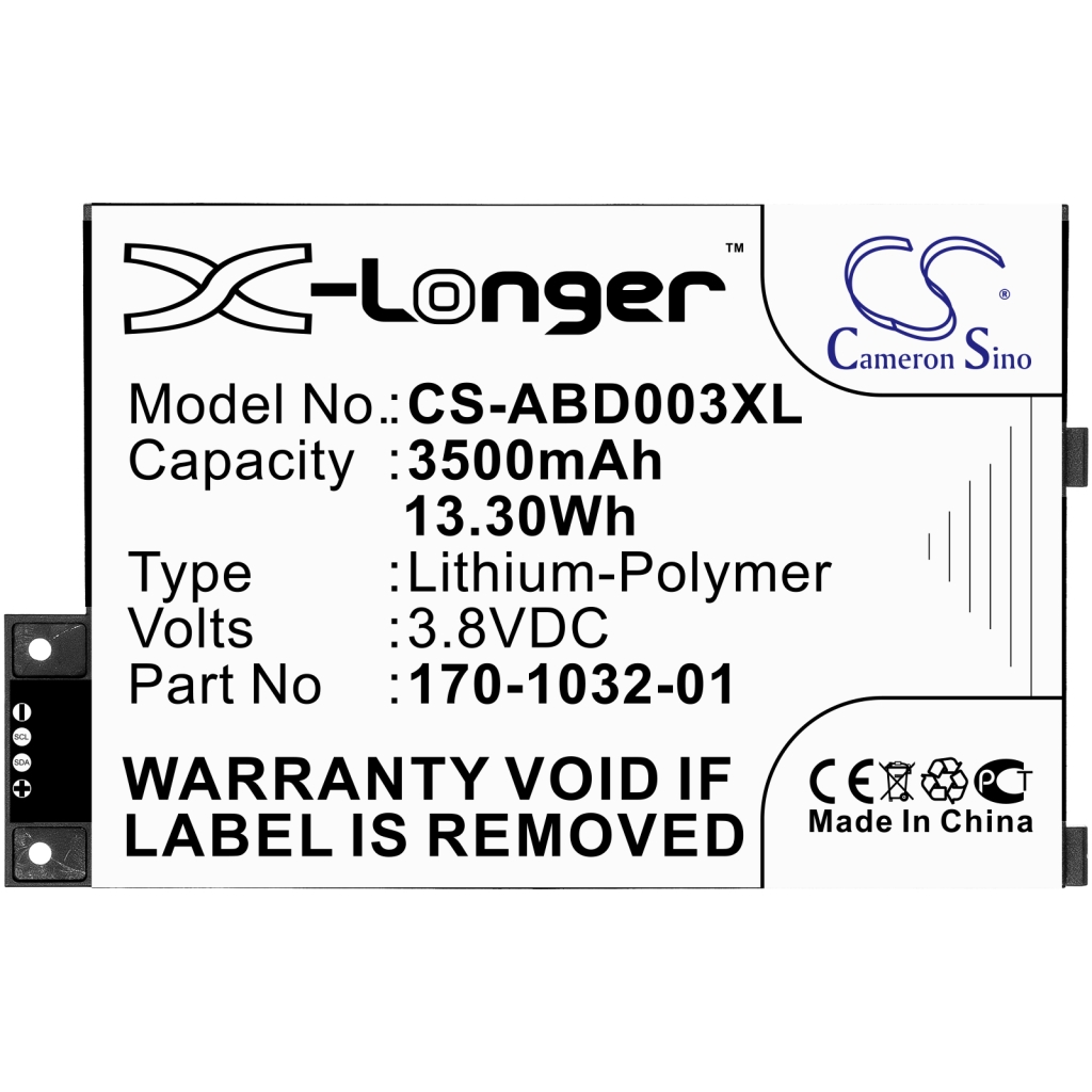 Batterie Sostituisce GP-S10-346392-0100