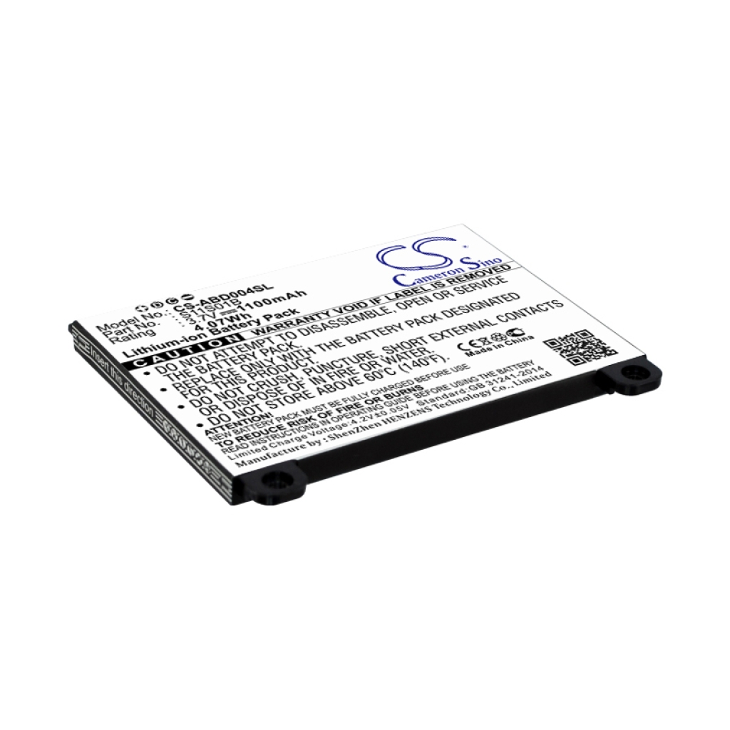 Batteries Ebook, eReader Battery CS-ABD004SL