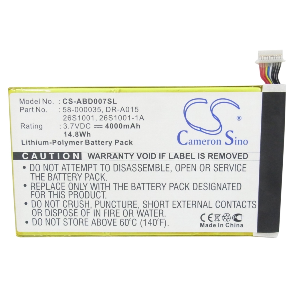 Batterie Sostituisce DR-A015