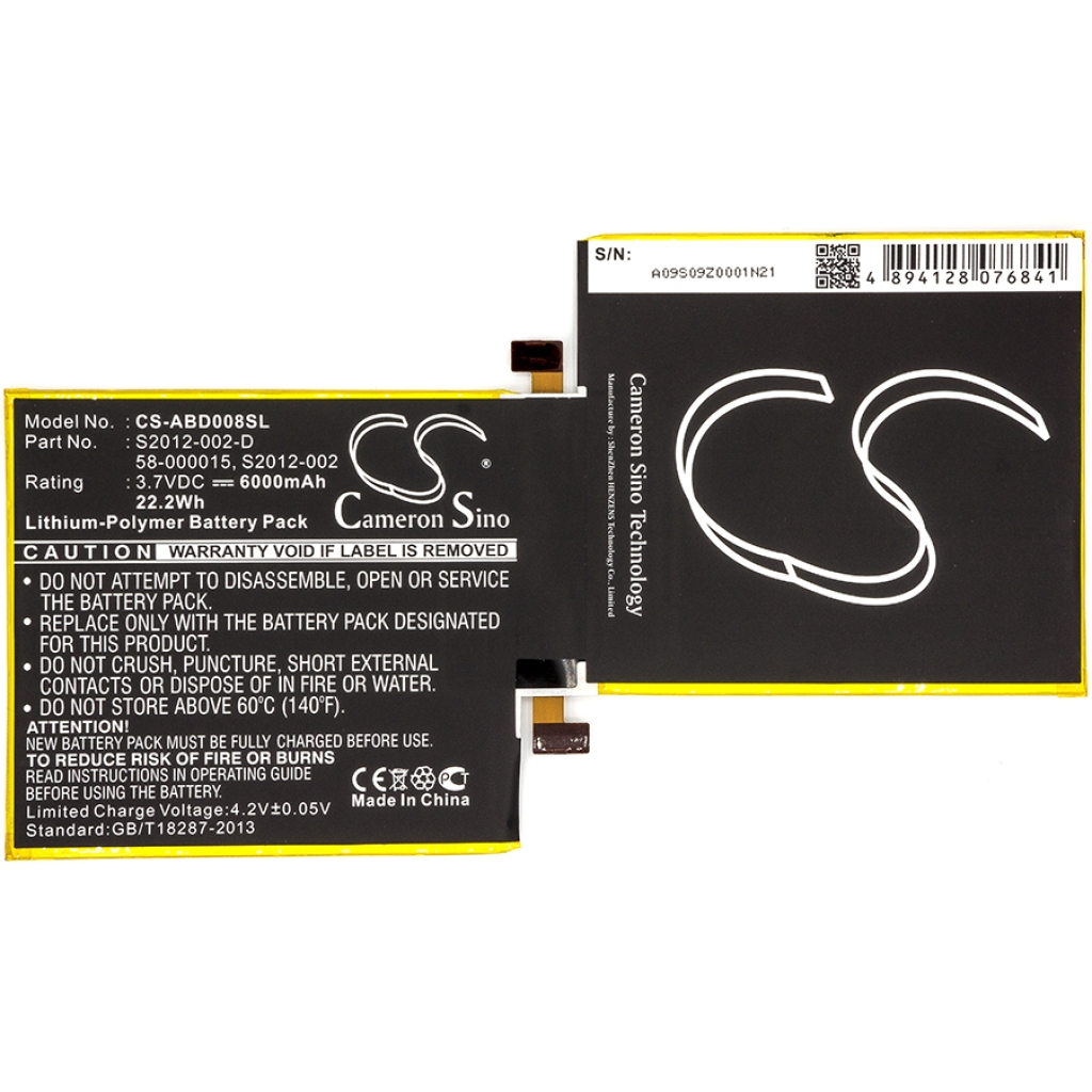 Batteries Tablet Battery CS-ABD008SL