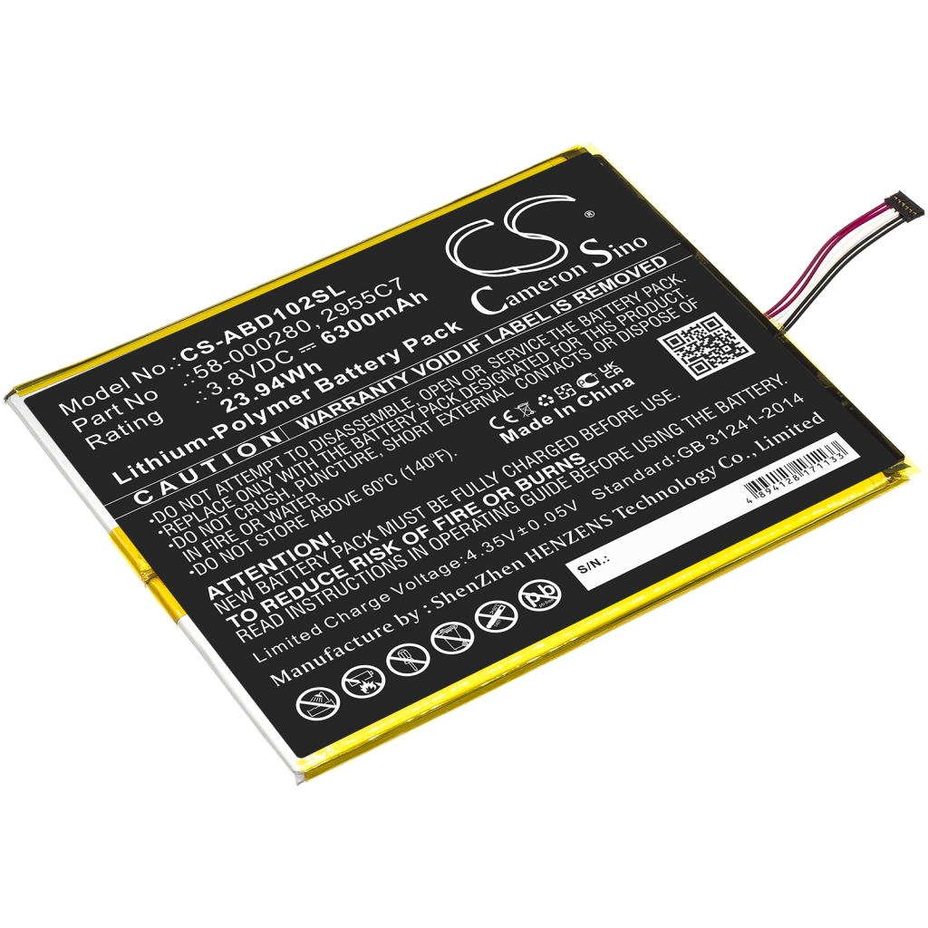 Tablet Battery Amazon CS-ABD102SL