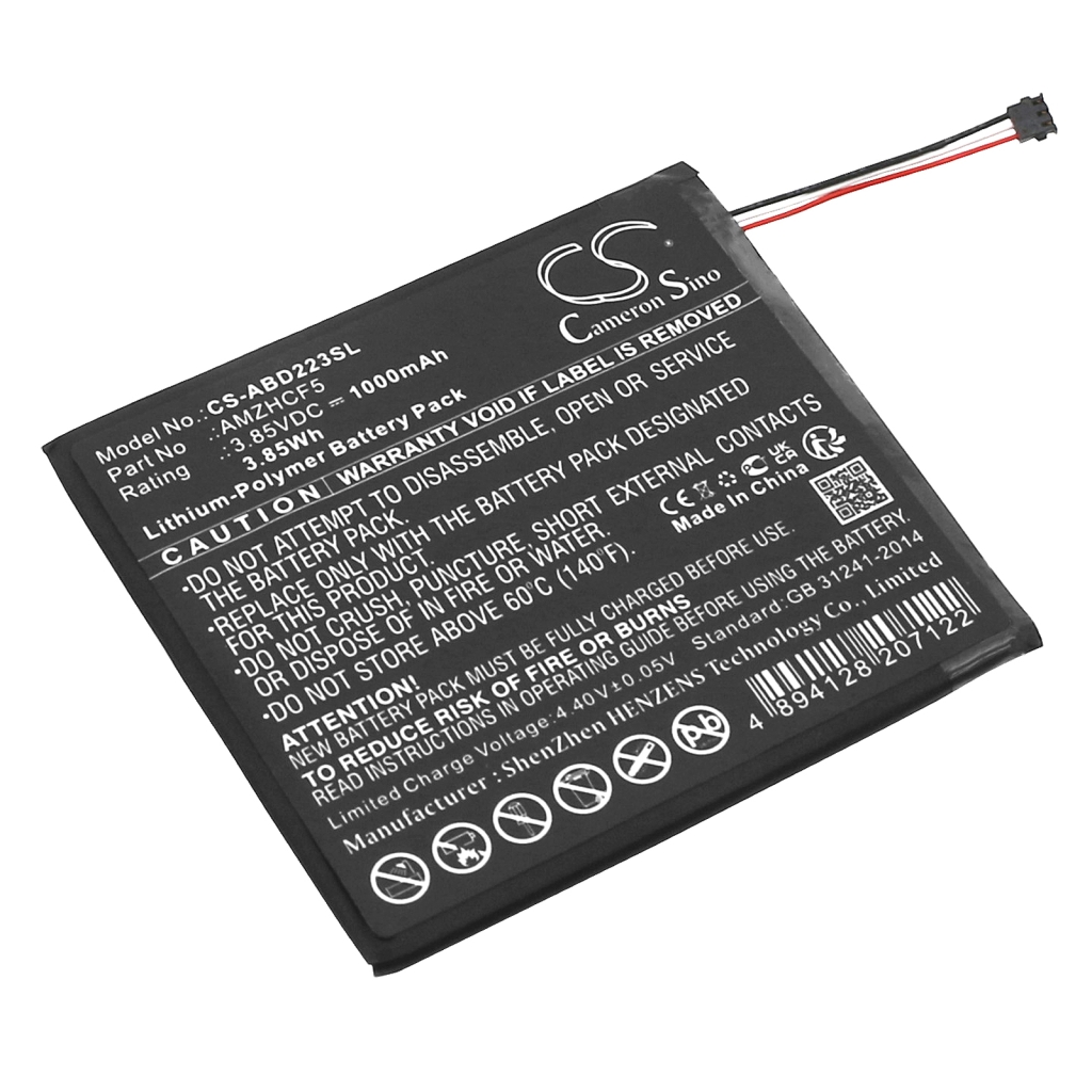 Batteries Ebook, eReader Battery CS-ABD223SL