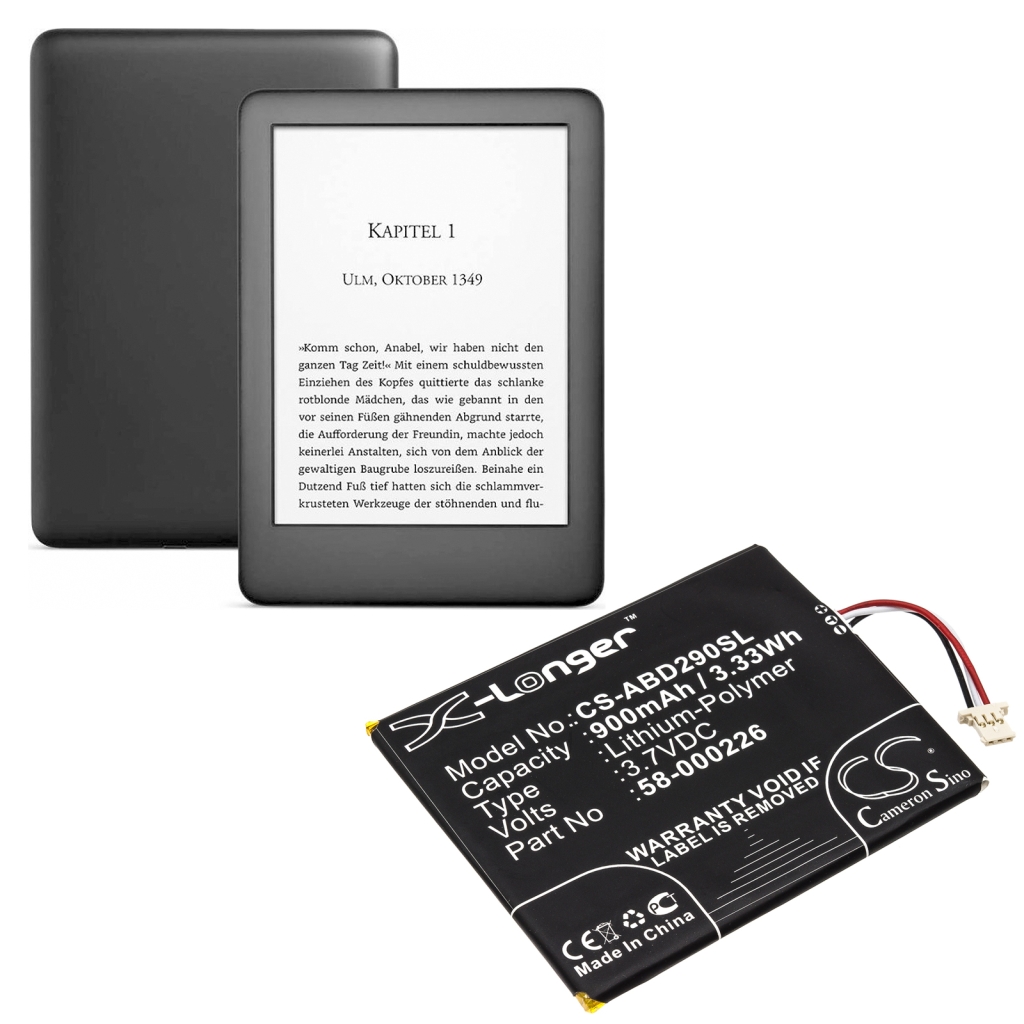 Ebook, batteria eReader Amazon CS-ABD290SL