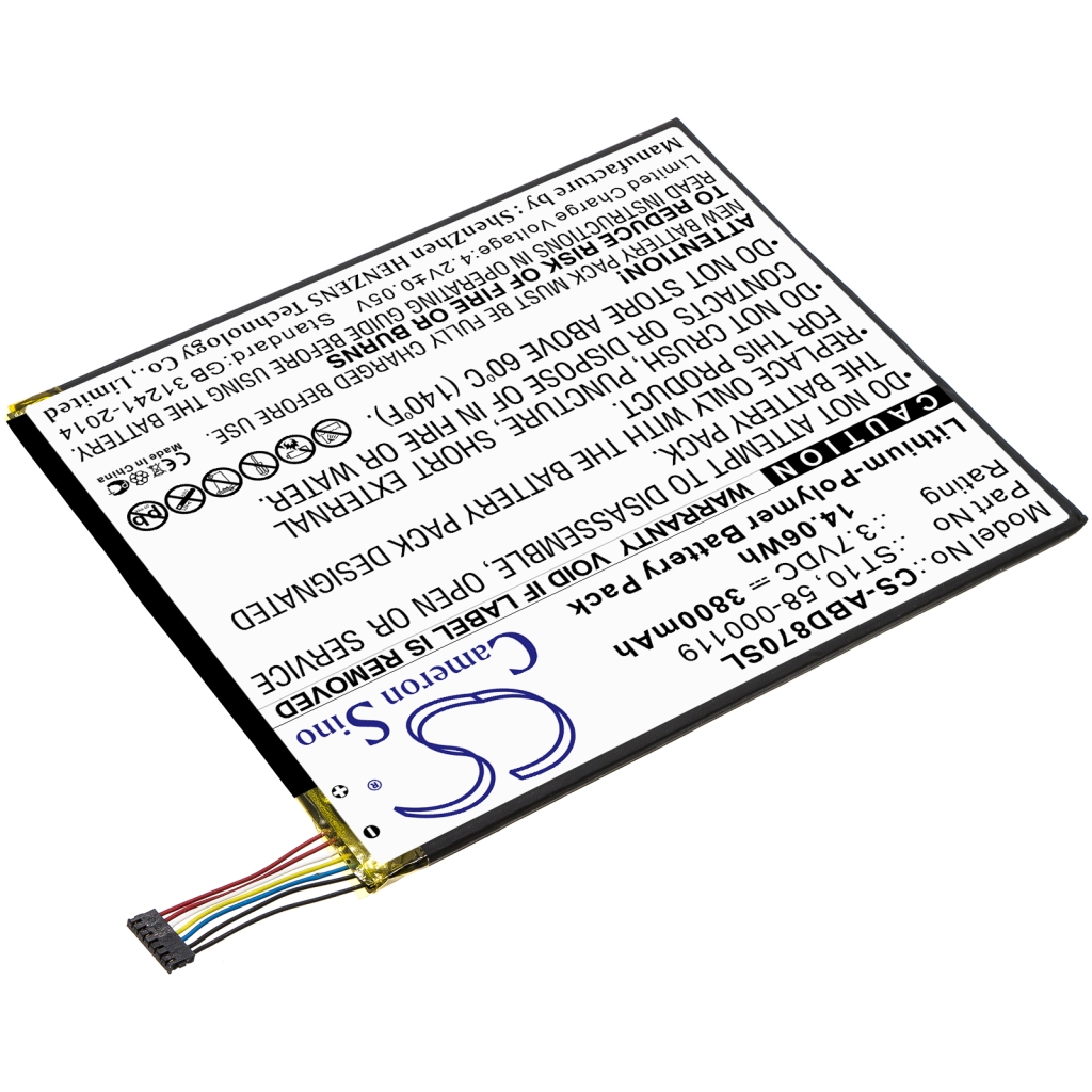 Batterie Sostituisce 58-000119