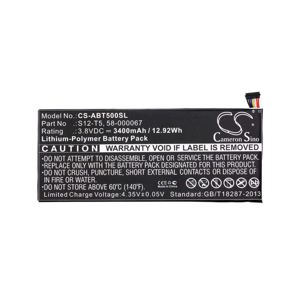 Batterie Sostituisce 58-000067(1ICP4/59/139)