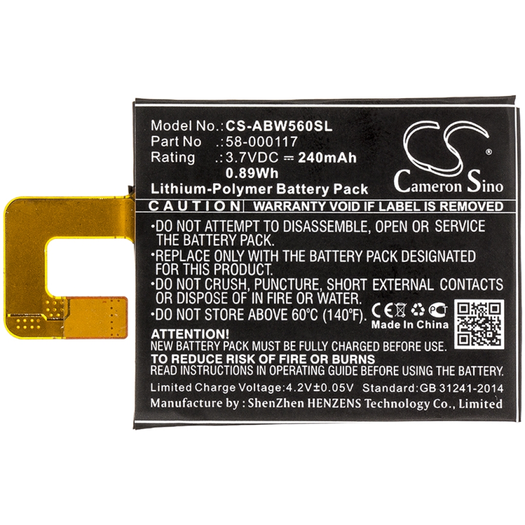 Batteries Ebook, eReader Battery CS-ABW560SL