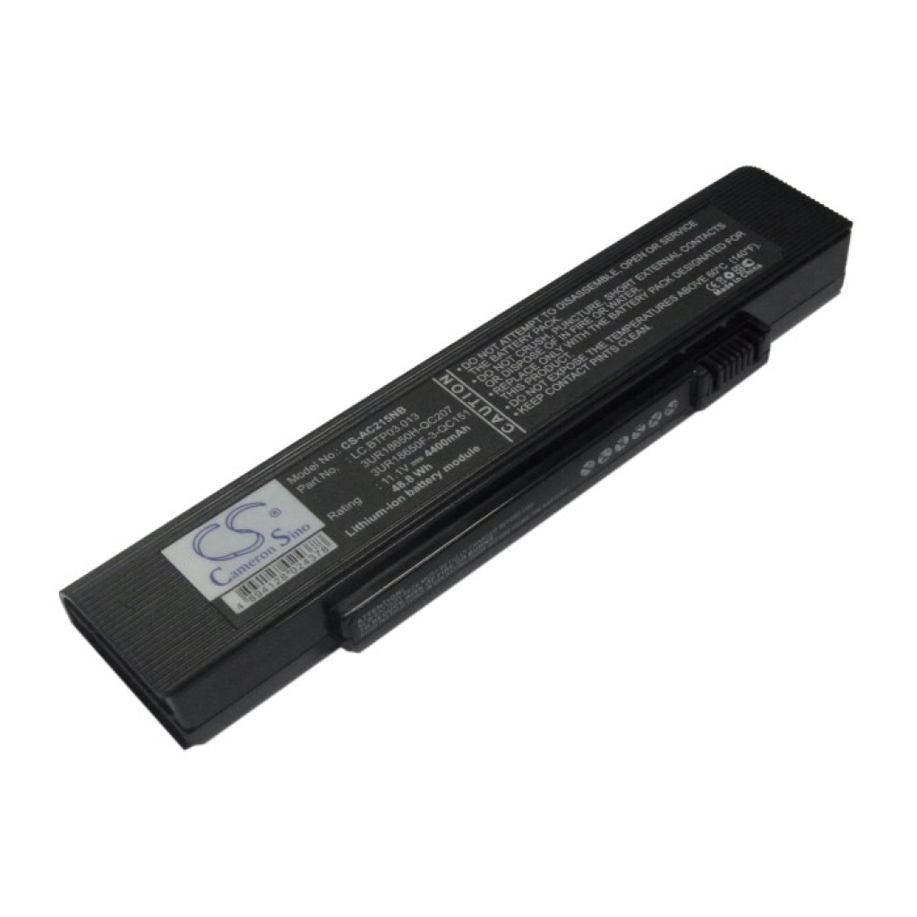 Batterie Sostituisce 3UR18650H-QC207