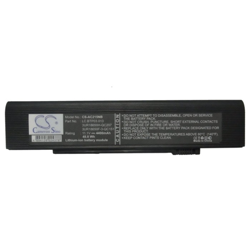 Batterie Sostituisce 3UR18650H-QC207