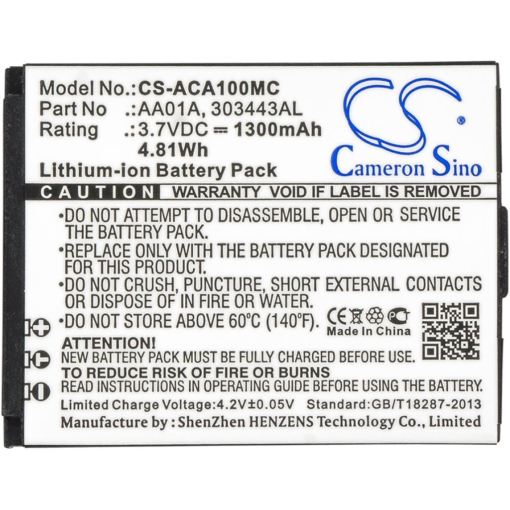 Battery Replaces AA01A