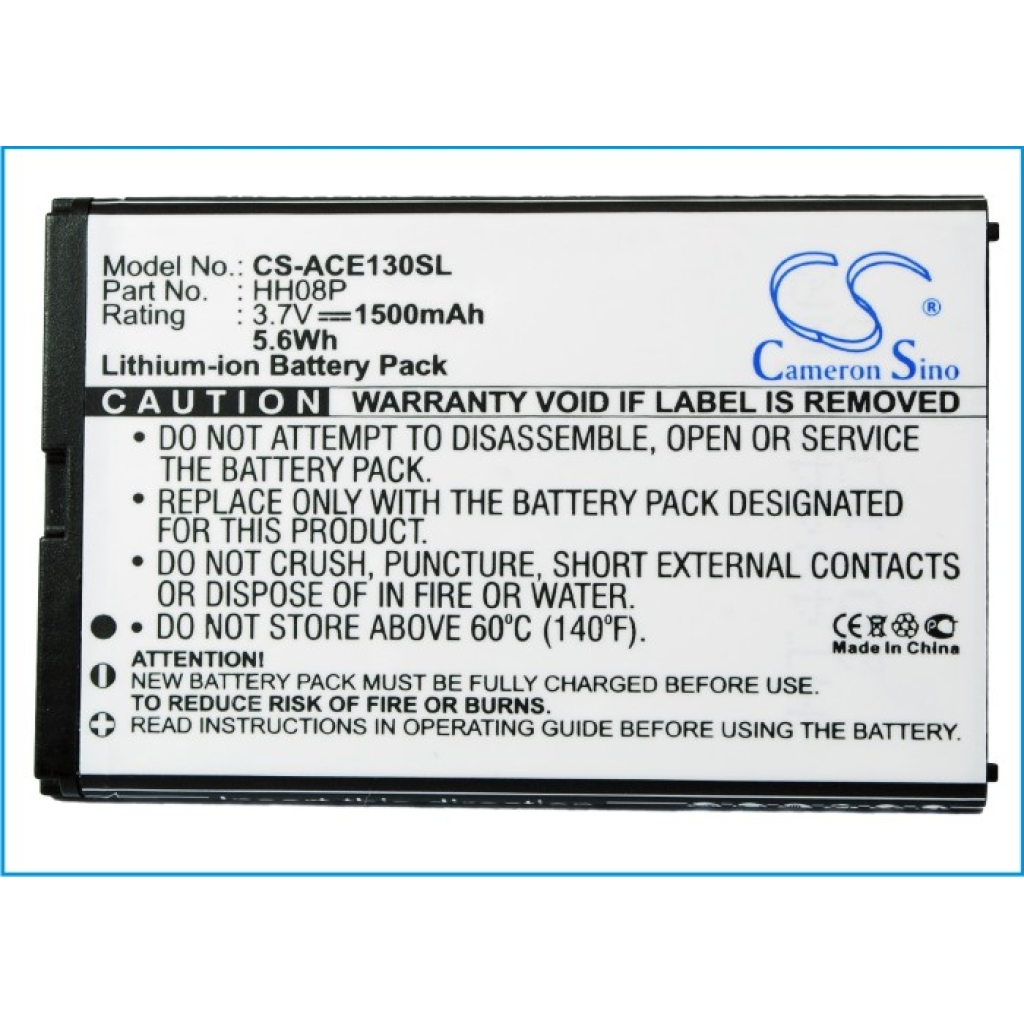 Battery Replaces BT.0010S.002