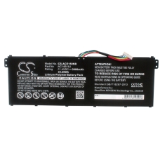 Sostituzione della batteria compatibile per Acer AC14B13J,AC14B18J,AC14B18J(3ICP5/57/80),KT.0040G.004,KT0030G.004