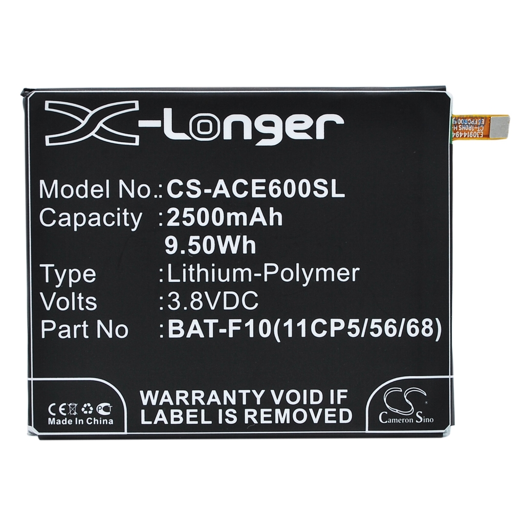 Batteria del telefono cellulare Acer CS-ACE600SL