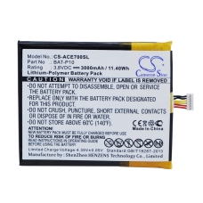 Sostituzione della batteria compatibile per Acer BAT-P10,BAT-P10(1ICP5/61/73),KT.00106.001,PGF506173HT