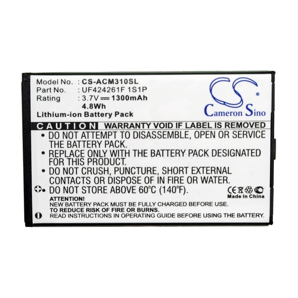 Batteries Mobile Phone Battery CS-ACM310SL