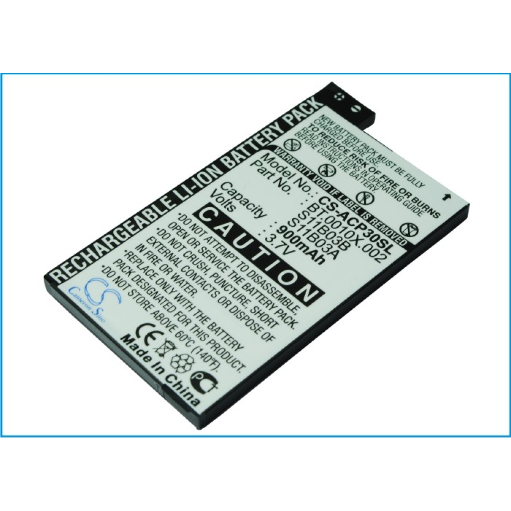 Batteria del telefono cellulare Alcatel CS-ACP30SL