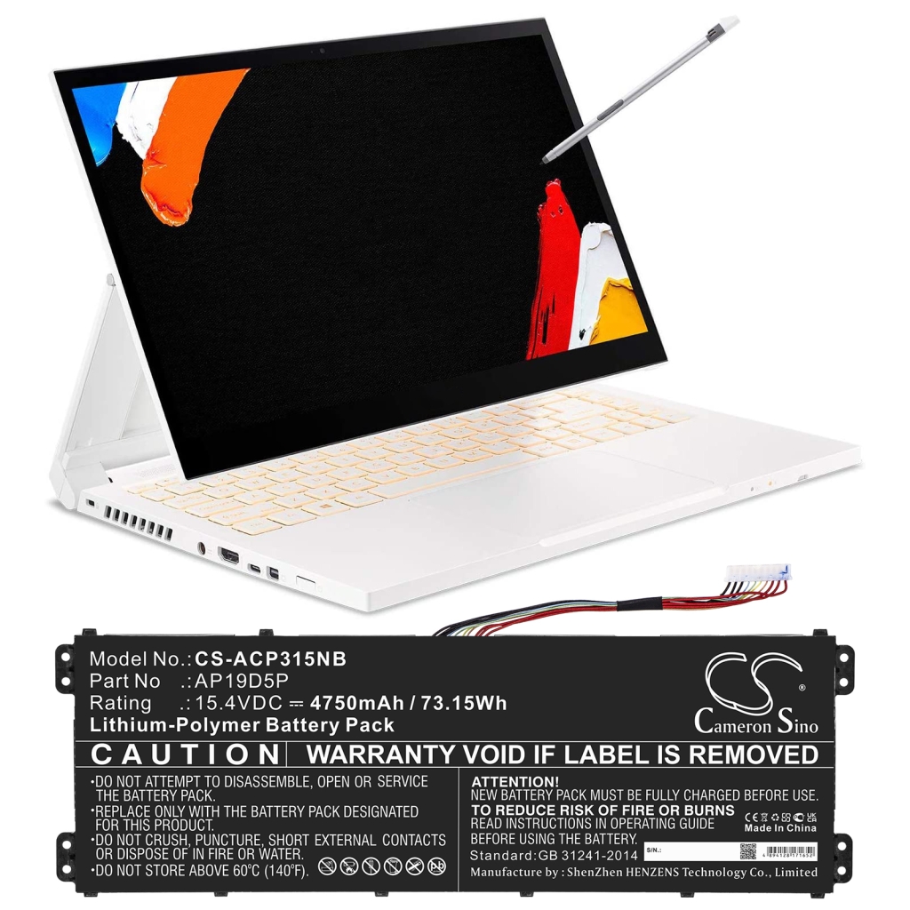 Acer Conceptd 3 Ezel Cn315-72g-742b