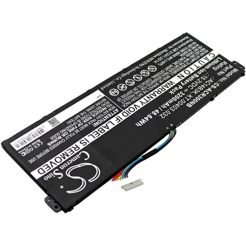 Sostituzione della batteria compatibile per Acer AC14B3K,KT.00403.032