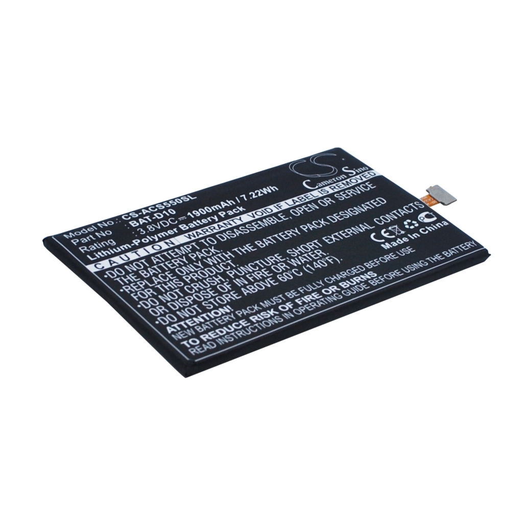 Batteria del telefono cellulare Acer CS-ACS550SL