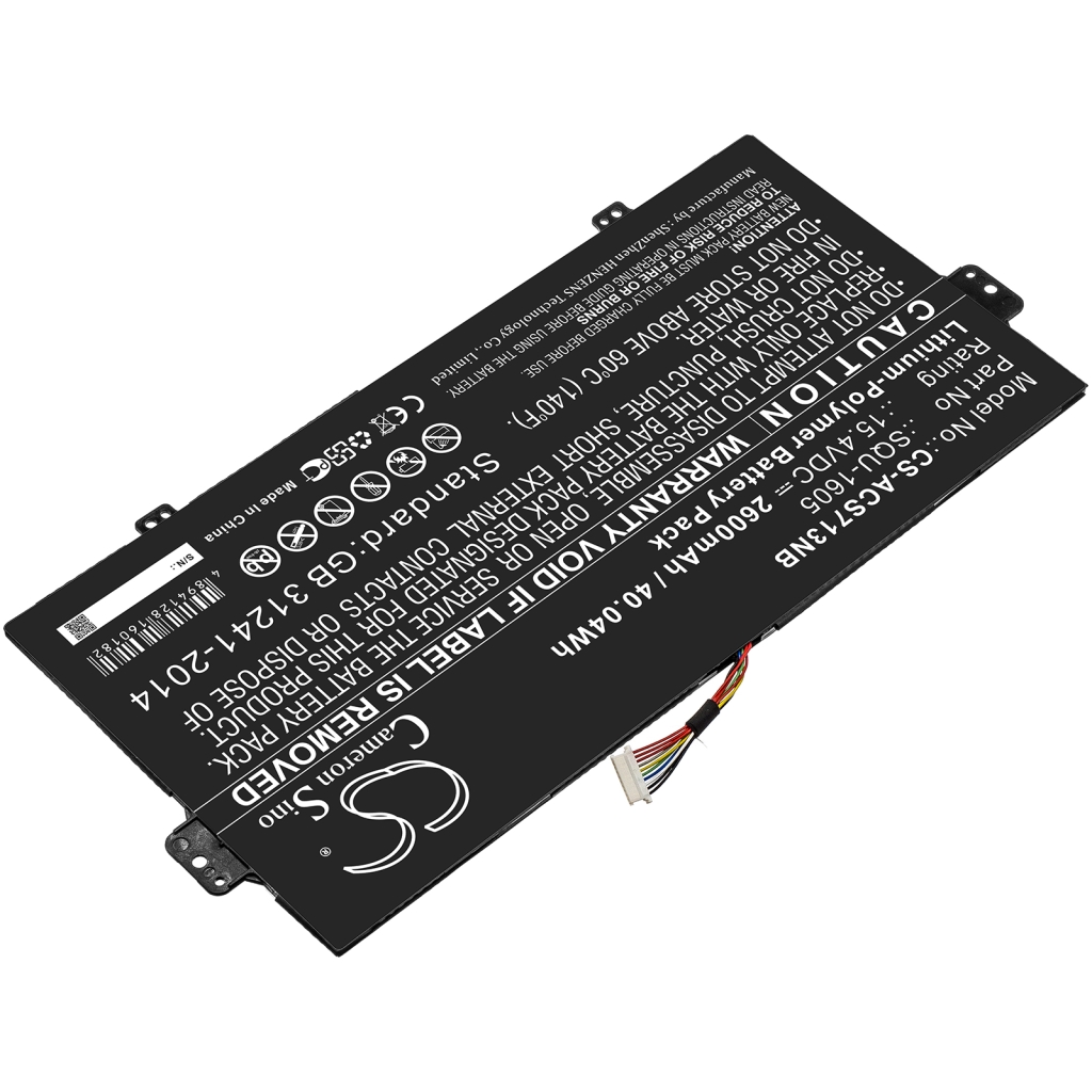 Sostituzione della batteria compatibile per Acer SQU-1605