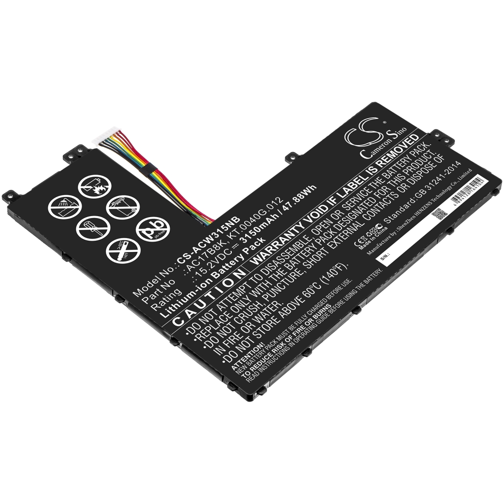 Battery Replaces KT.0040G.012