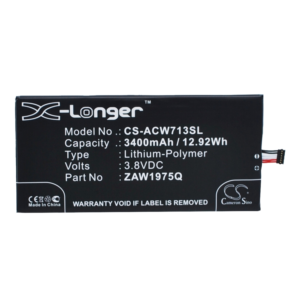 Battery Replaces ZAW1975Q