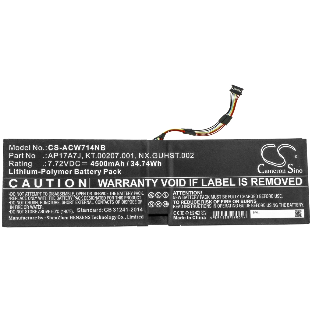 Batterie Sostituisce AP17A7J