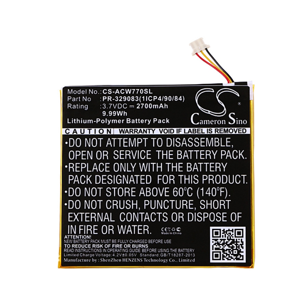 Battery Replaces KT.0010H.003