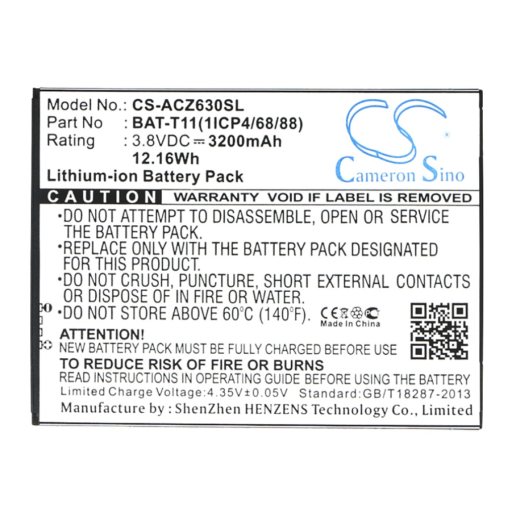 Batterie Sostituisce KT.0010S.018