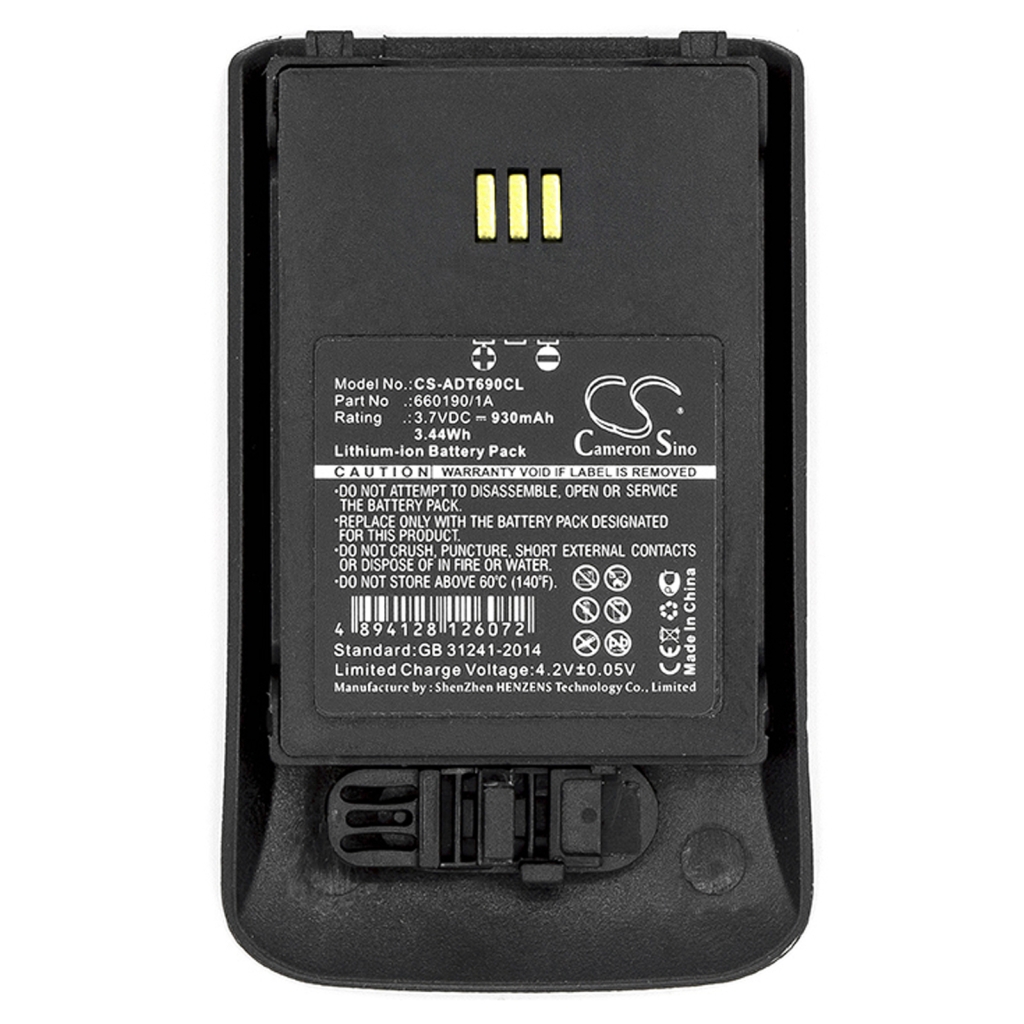 Sostituzione della batteria compatibile per Aastra 660190/1A,660190/R2B,660216/1B1