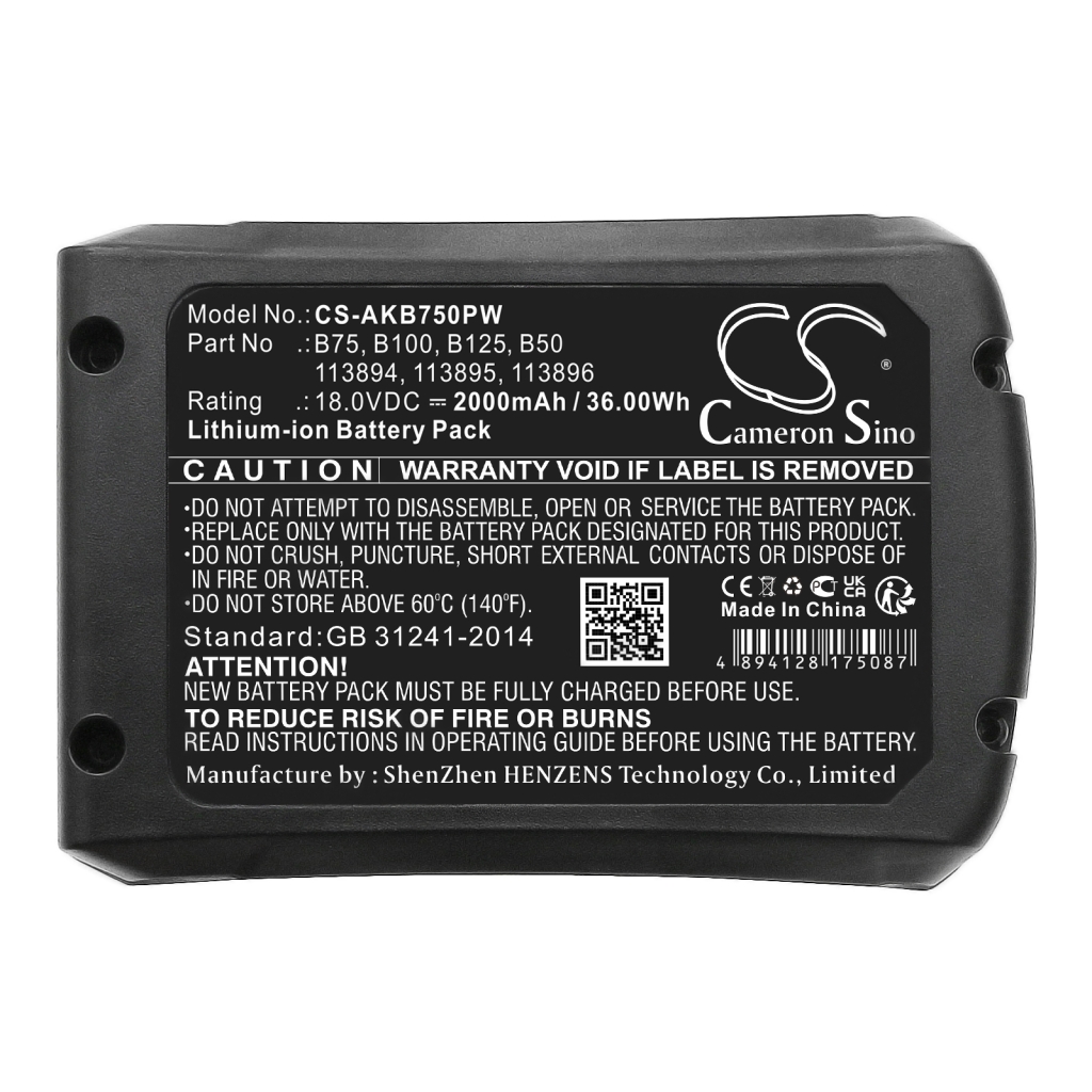 Batterie Sostituisce B100