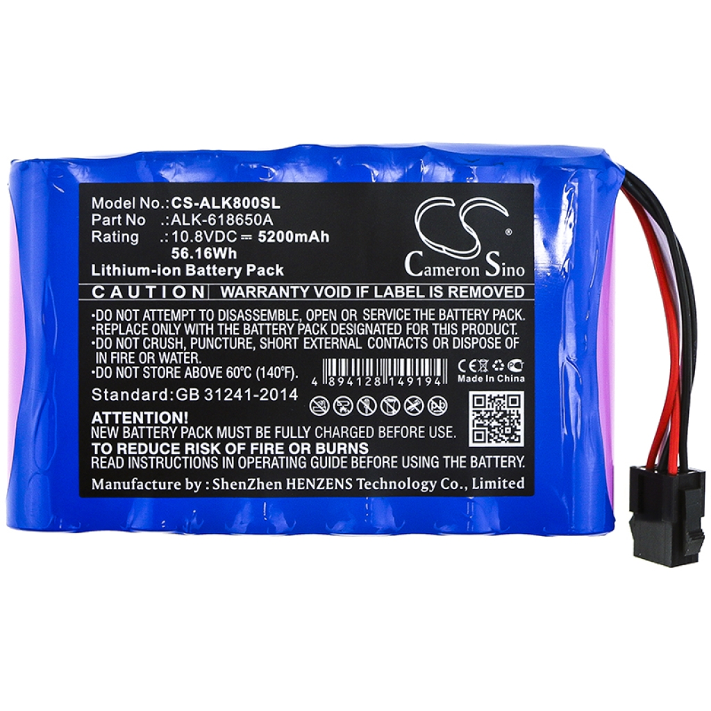 Sostituzione della batteria compatibile per Eloik ALK-618650A