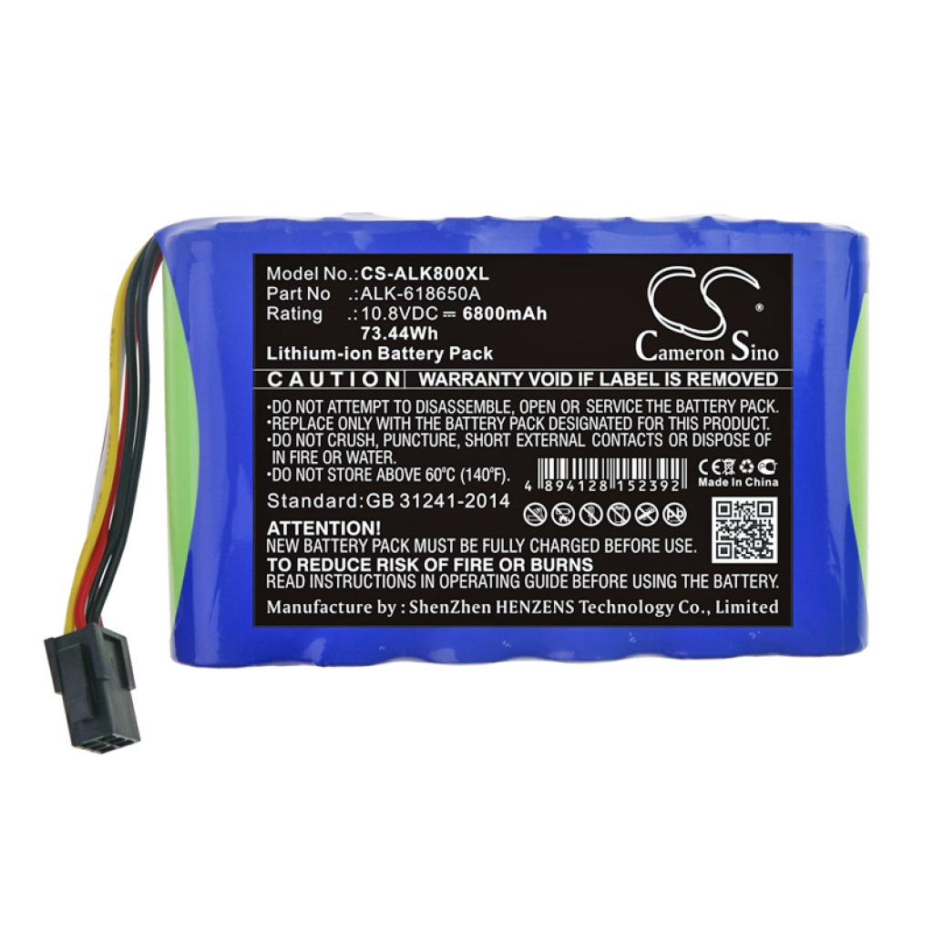 Sostituzione della batteria compatibile per Eloik ALK-618650A