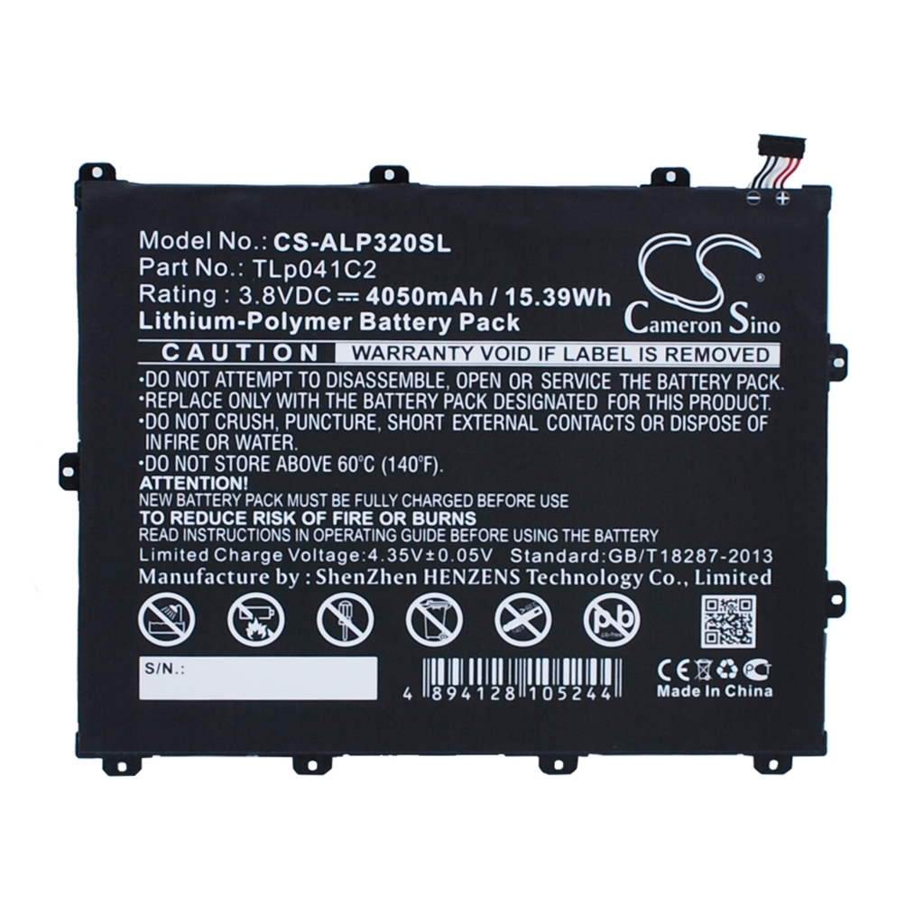 Batterie Sostituisce TLp041CC