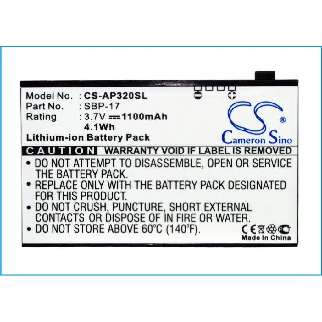 Battery Replaces SBP-17