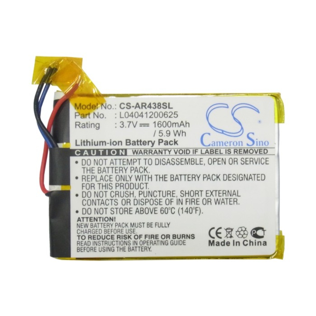 Batteria MP3, MP4, PMP Archos CS-AR438SL