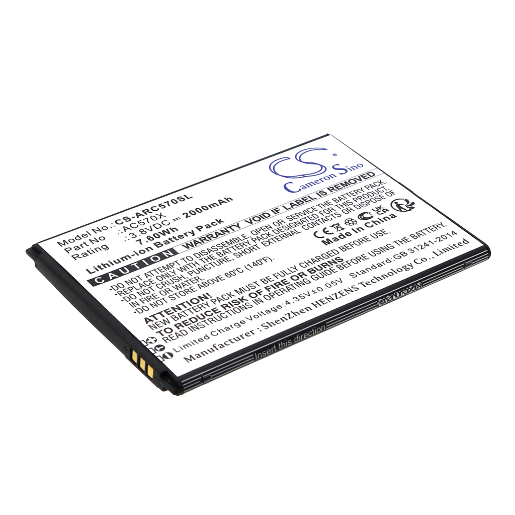 Batteria del telefono cellulare Archos CS-ARC570SL