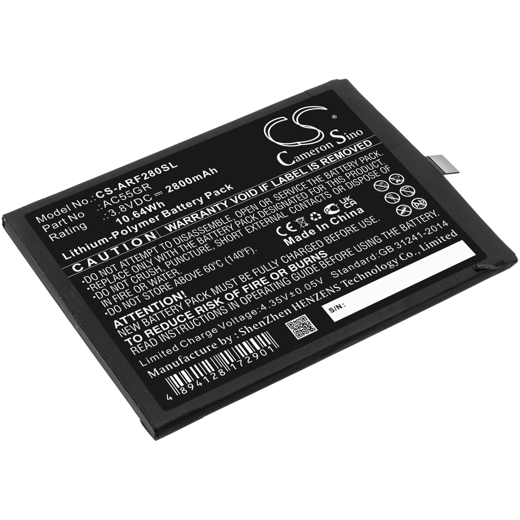 Sostituzione della batteria compatibile per Archos AC55GR