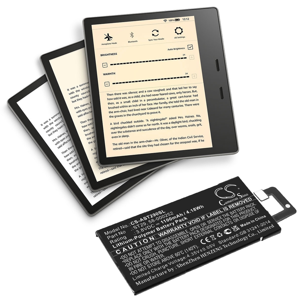 Ebook, batteria eReader Amazon CS-AST290SL