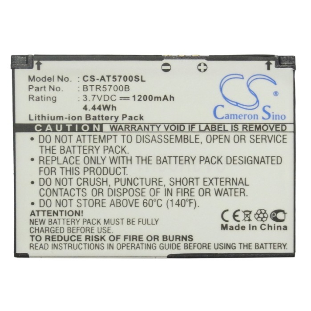 Battery Replaces BTR5700B