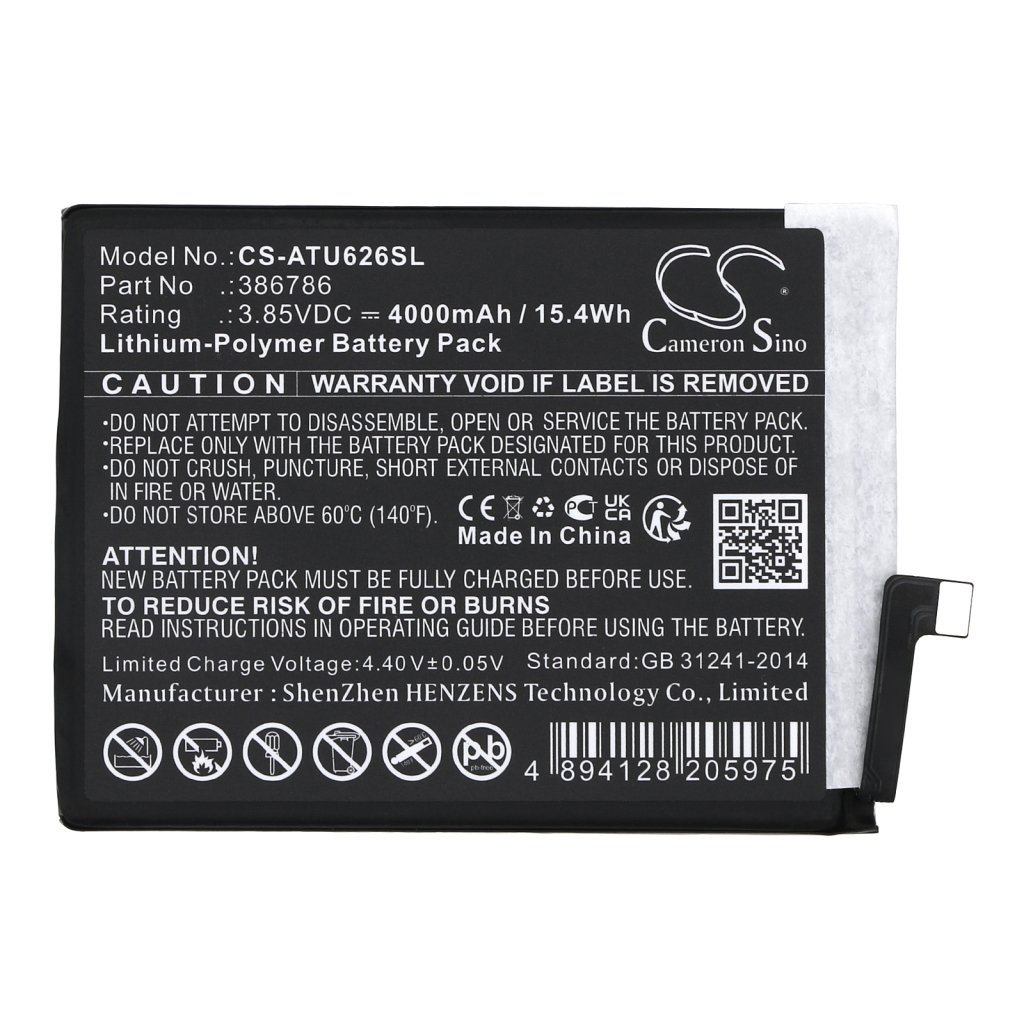 Batterie Batteria del telefono cellulare CS-ATU626SL