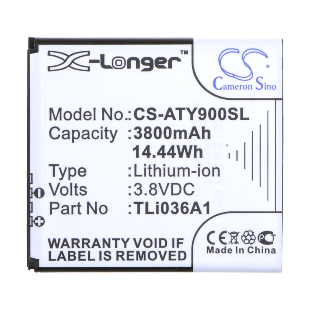 Sostituzione della batteria compatibile per Alcatel TLI036A1