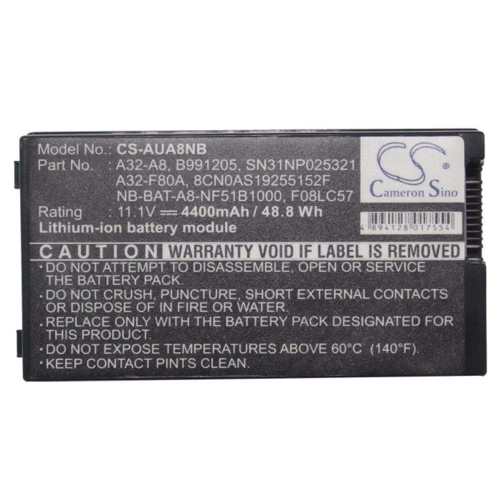 Batterie Sostituisce A32-F80A