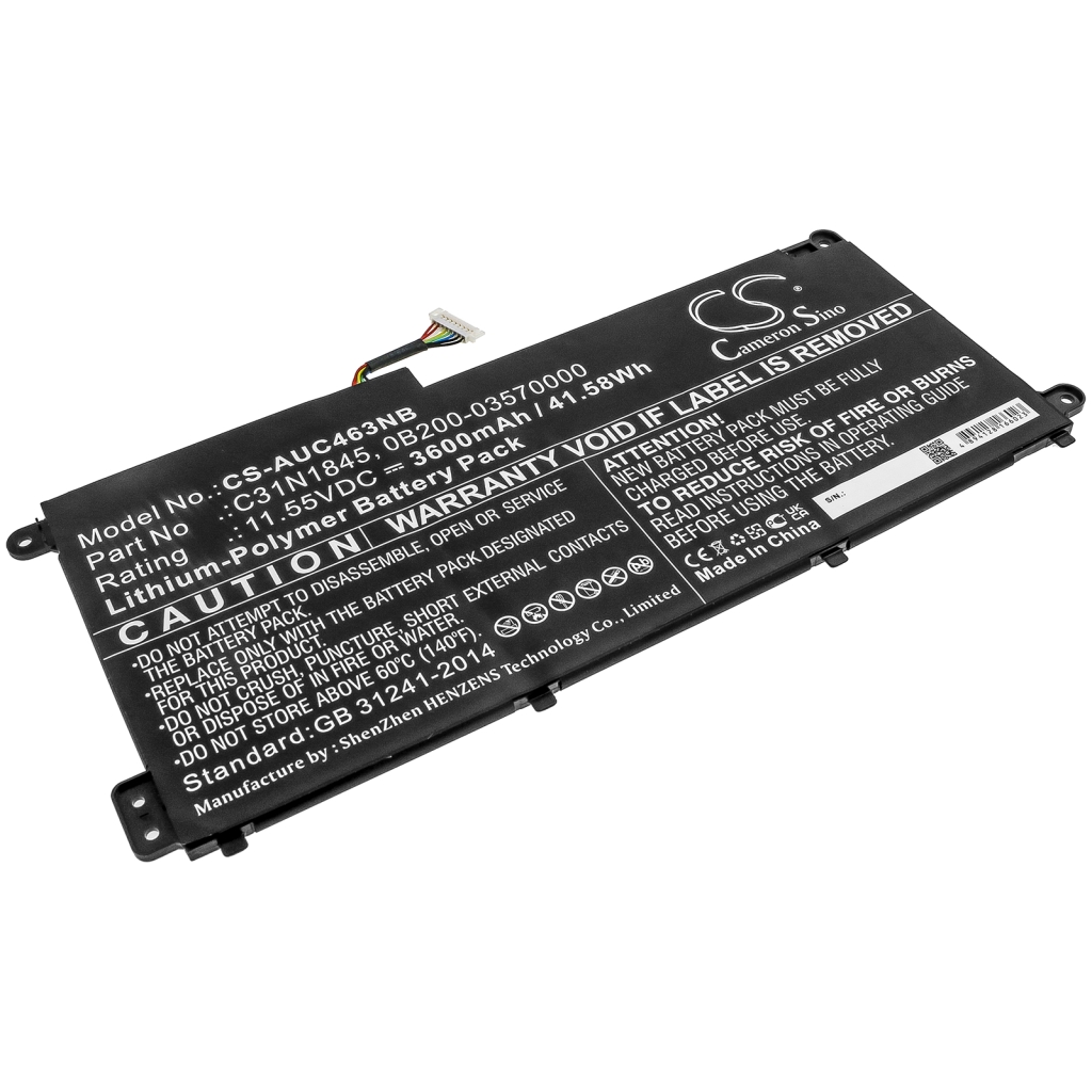 Sostituzione della batteria compatibile per Asus 0B200-03570000,C31N1845