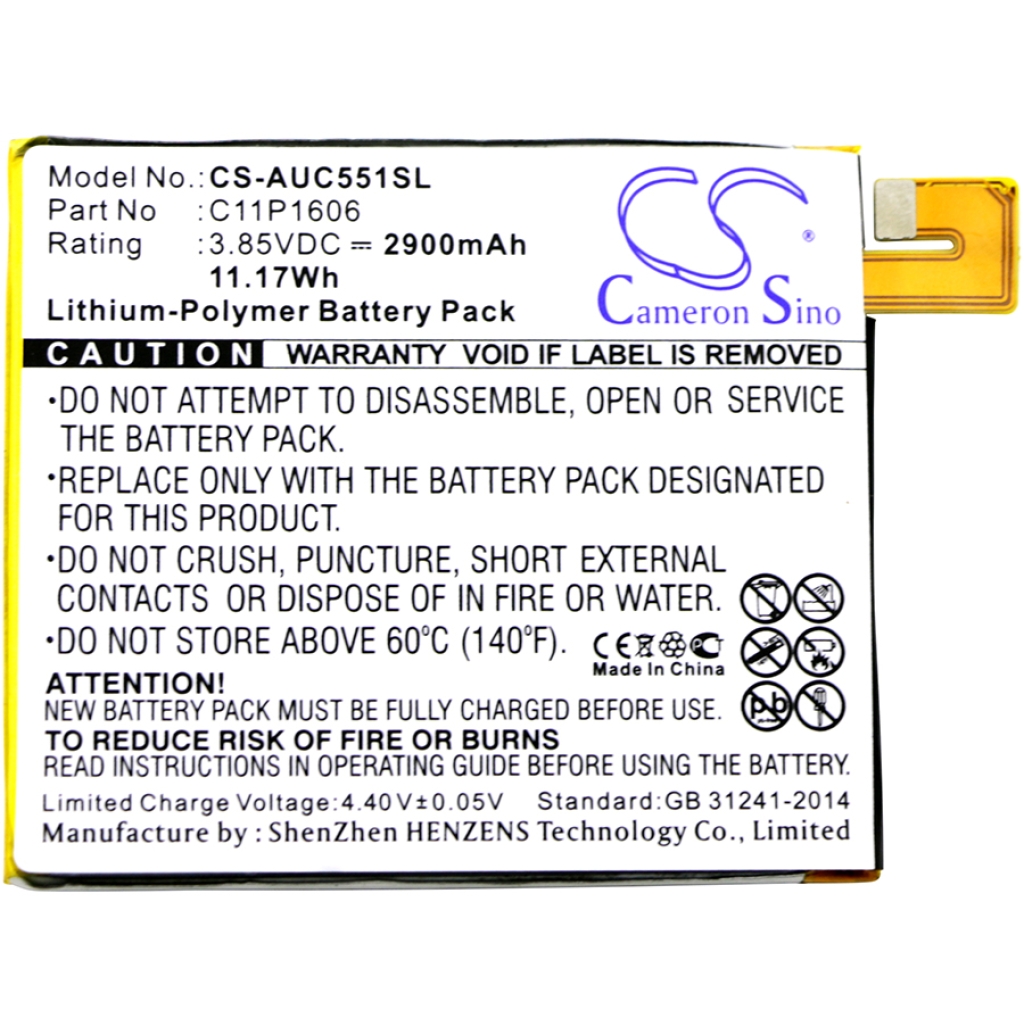 Batterie Sostituisce C11P1606