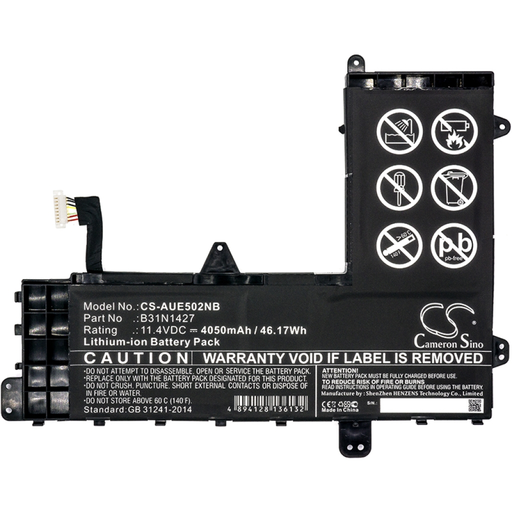 Sostituzione della batteria compatibile per Asus 0B200-01430000,B31N1427