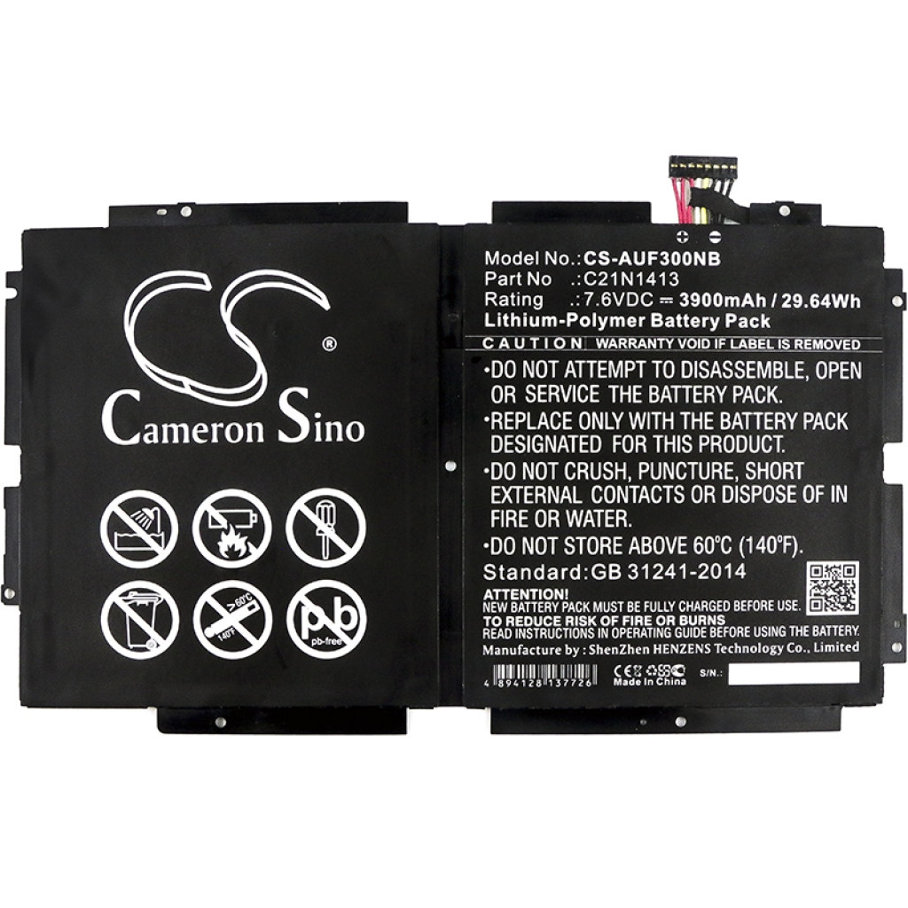 Sostituzione della batteria compatibile per Asus C21N1413