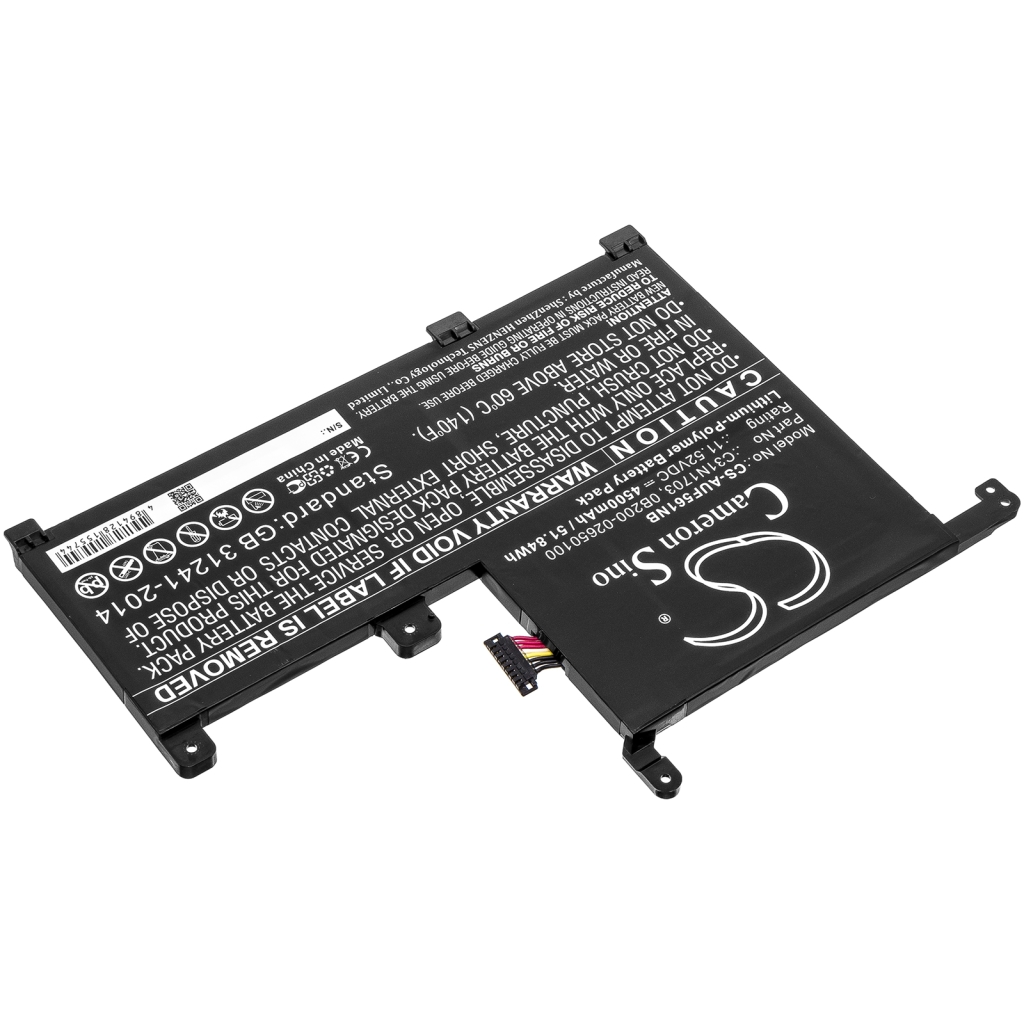 Sostituzione della batteria compatibile per Asus 0B200-02650100,C31N1703