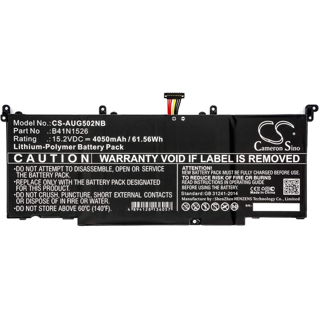 Sostituzione della batteria compatibile per Asus 0B200-0194000,B41N1526