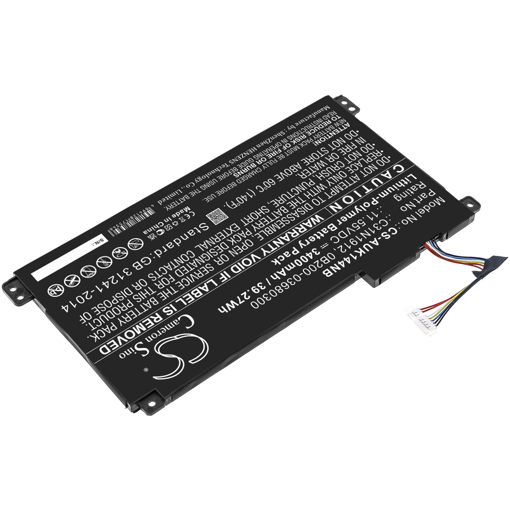 Sostituzione della batteria compatibile per Asus 0B200-03680300,C31N1912